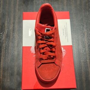 Puma Suede 50th Anniversary Red and Gold Box